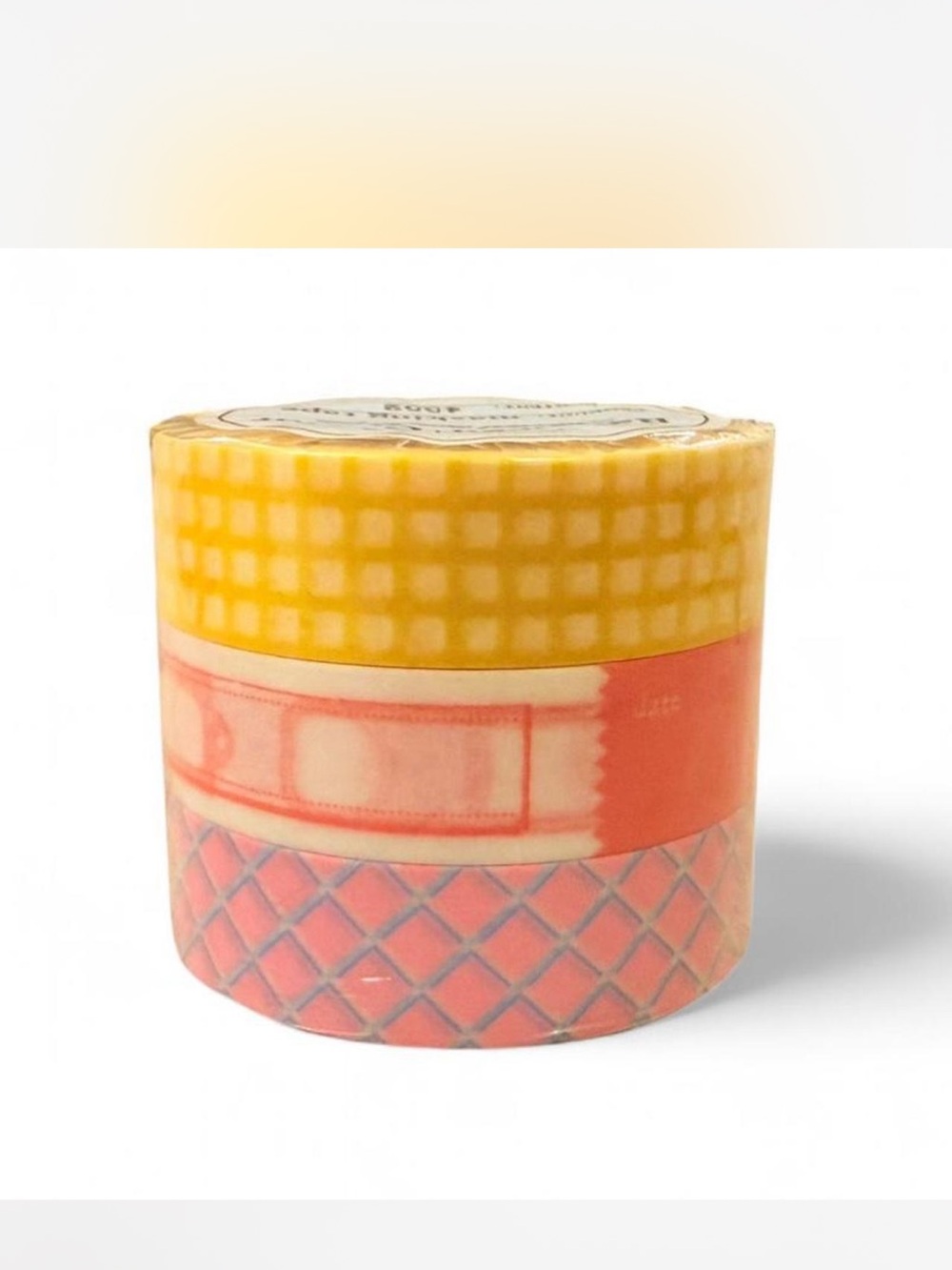 Mix color pattern set of 3 Washi Tape - Beige with Gold Dots MT Made in  Japan